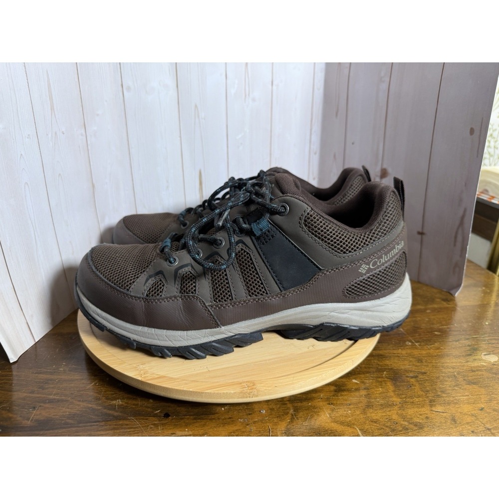 Columbia Men Granite Trail Waterproof Hiking Trail Cordovan/Night Wave Size 10
